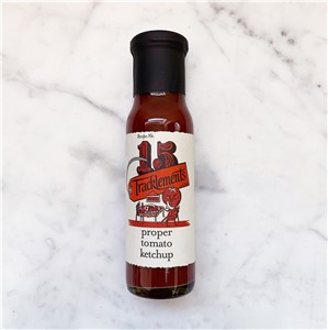 KETCHUP PROPER TRACKLEMENTS 230ML SINGLE BOTTLE