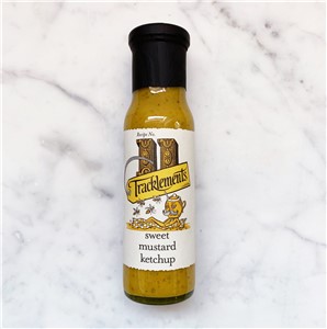 SWEET MUSTARD KETCHUP TRACKLEMENTS 230ML SINGLE BOTTLE